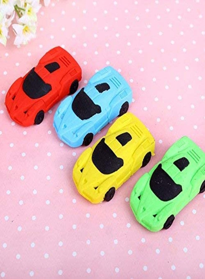 Tera13 TERA 13 Return Gifts for Kids - Car Shape Eraser Set (30 Pcs) for Boys, School Stationary Items, Tuition - Pencil Raser - Image 1